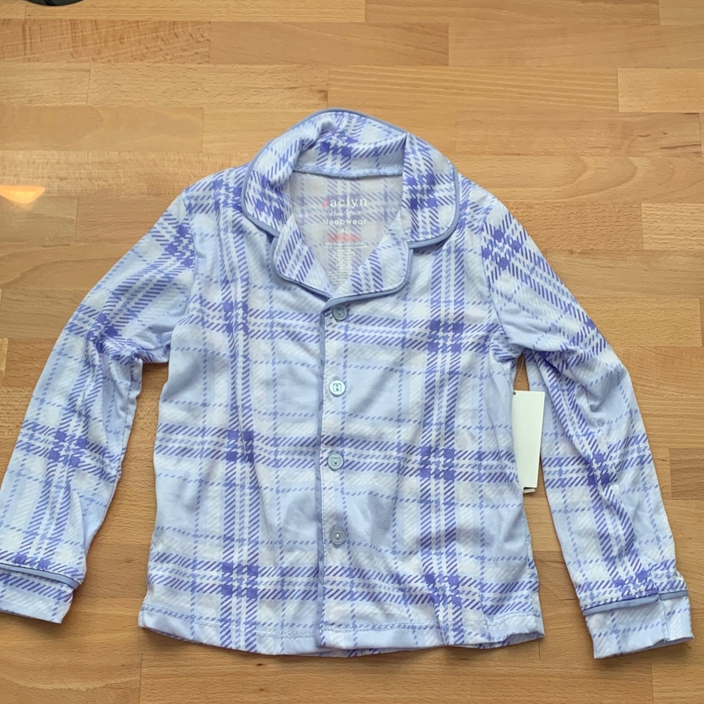 Cute Jaclyn New York Kids 4T Button Up Sleep Shirt NWT